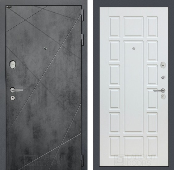 Входная дверь LOFT 12 (Белое дерево)